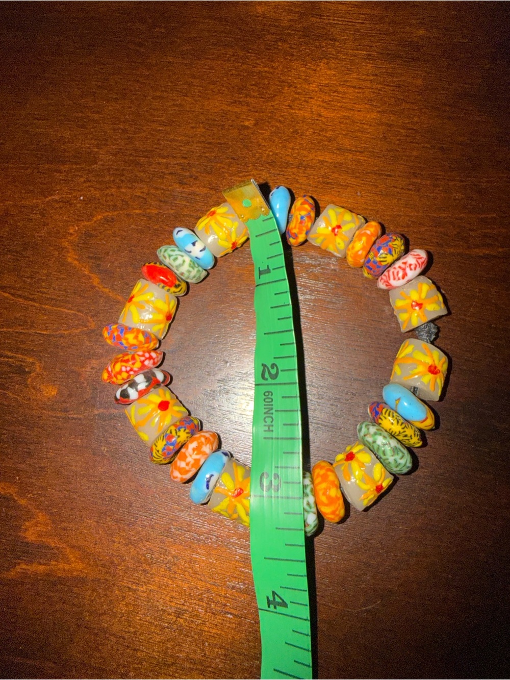 Glass bead bracelet - Picture 3 of 3